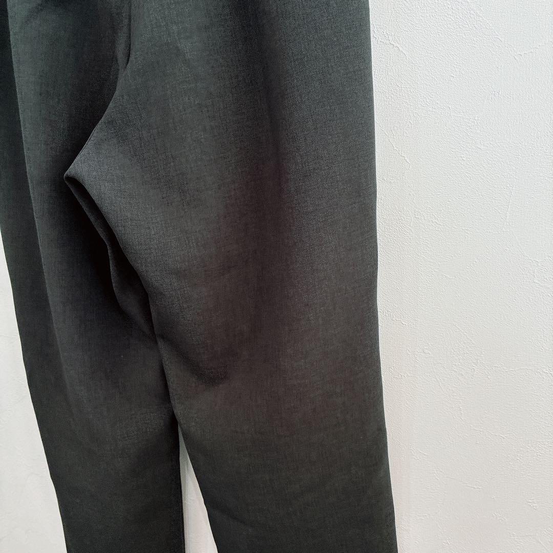 未使用 TRAVAIL MANUEL ダブルクロス 1タックストレートパンツ M