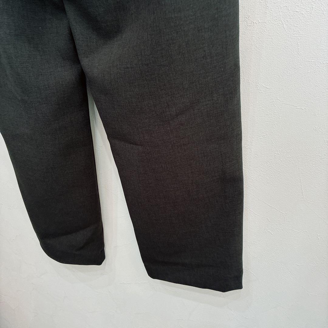 未使用 TRAVAIL MANUEL ダブルクロス 1タックストレートパンツ M