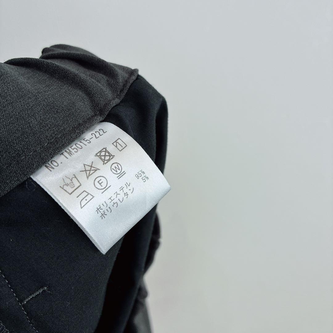 未使用 TRAVAIL MANUEL ダブルクロス 1タックストレートパンツ M