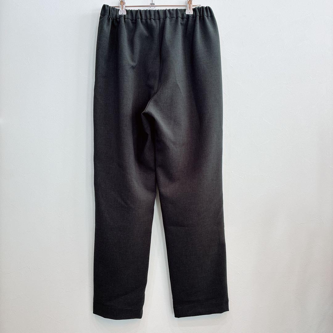 未使用 TRAVAIL MANUEL ダブルクロス 1タックストレートパンツ M