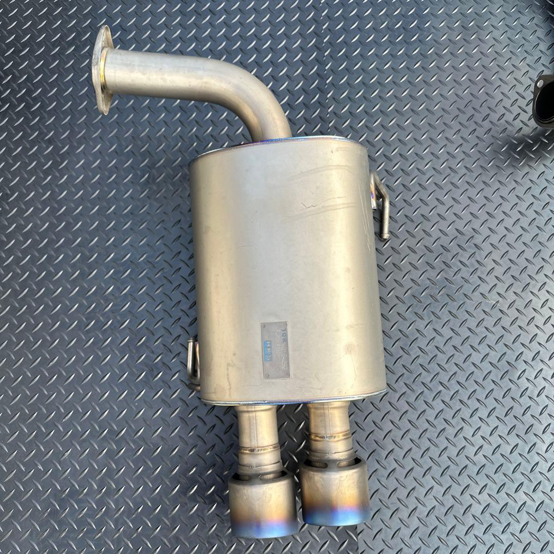 HKS スーパーターボマフラーTi WRX STI（①：左メインマフラー）