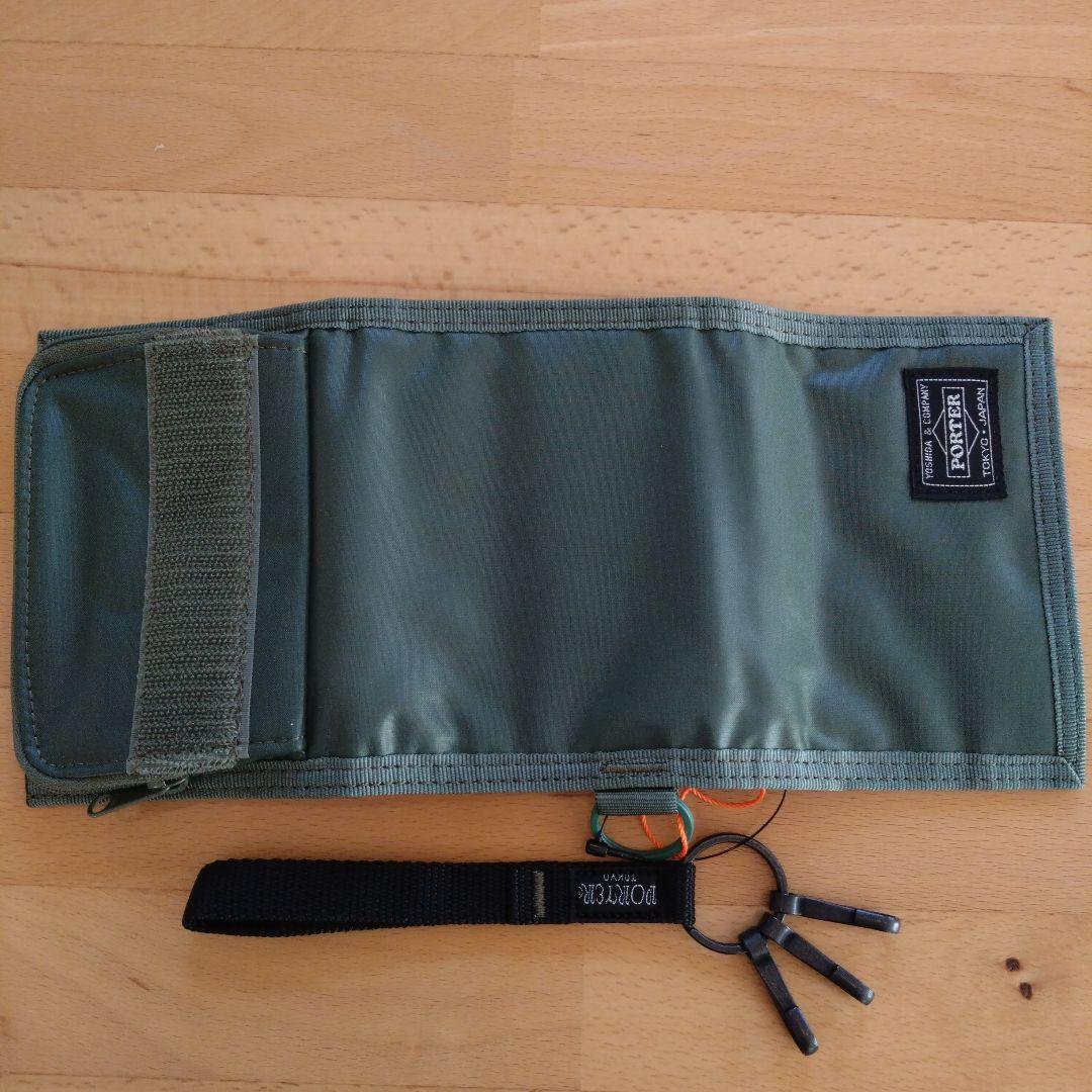 pafu【新品・未使用】PORTER カプセル カーキ 三つ折り財布
