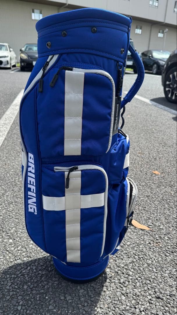 【新品未使用・景品】ブリーフィング CR-6 キャディバッグ ブルー