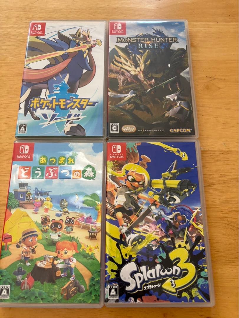 d*3様 Nintendo Switch ソフト 4本セット