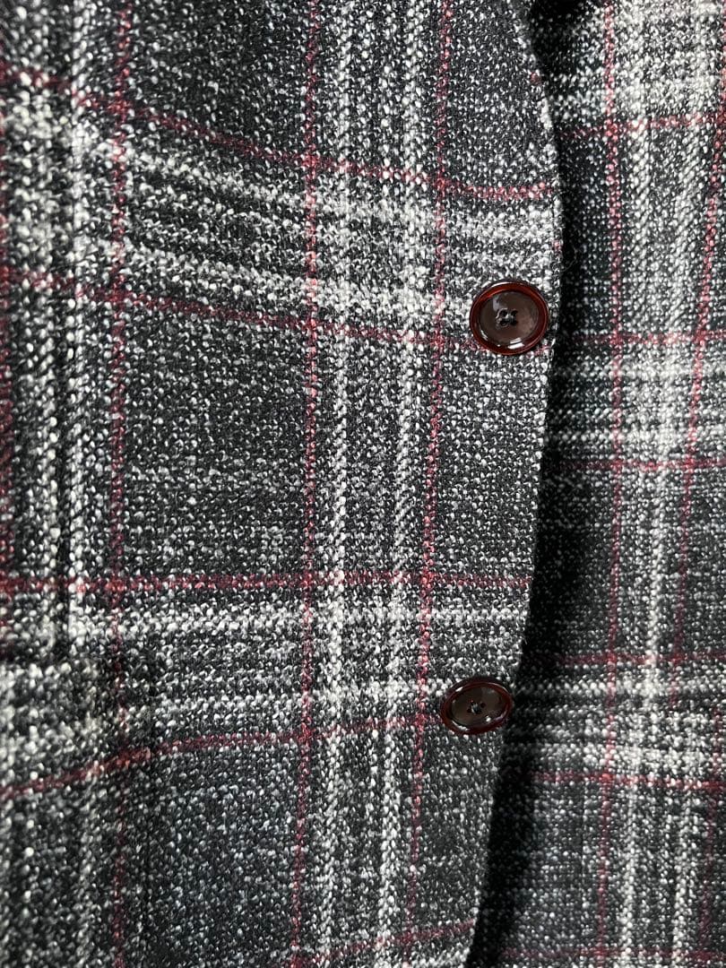 タリアトーレ　チェック柄 シングルジャケット　46サイズ