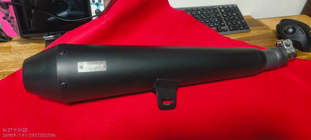 凹み無し！レブル MC49オーバーレーシング SSメガホンマフラー スリップオン