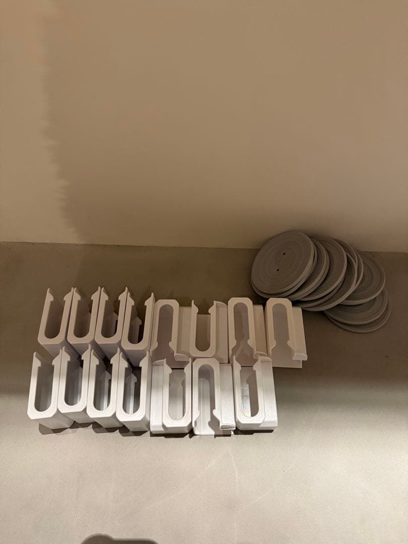 【美品】ifamベビーサークル(ペット)BIRCH ドア付き8枚セット ホワイト