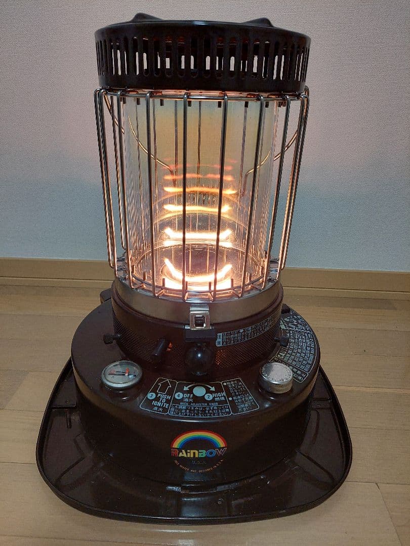 値下　トヨトミレインボーストーブ　USA　RB-2形 　芯交換済　昭和レトロ