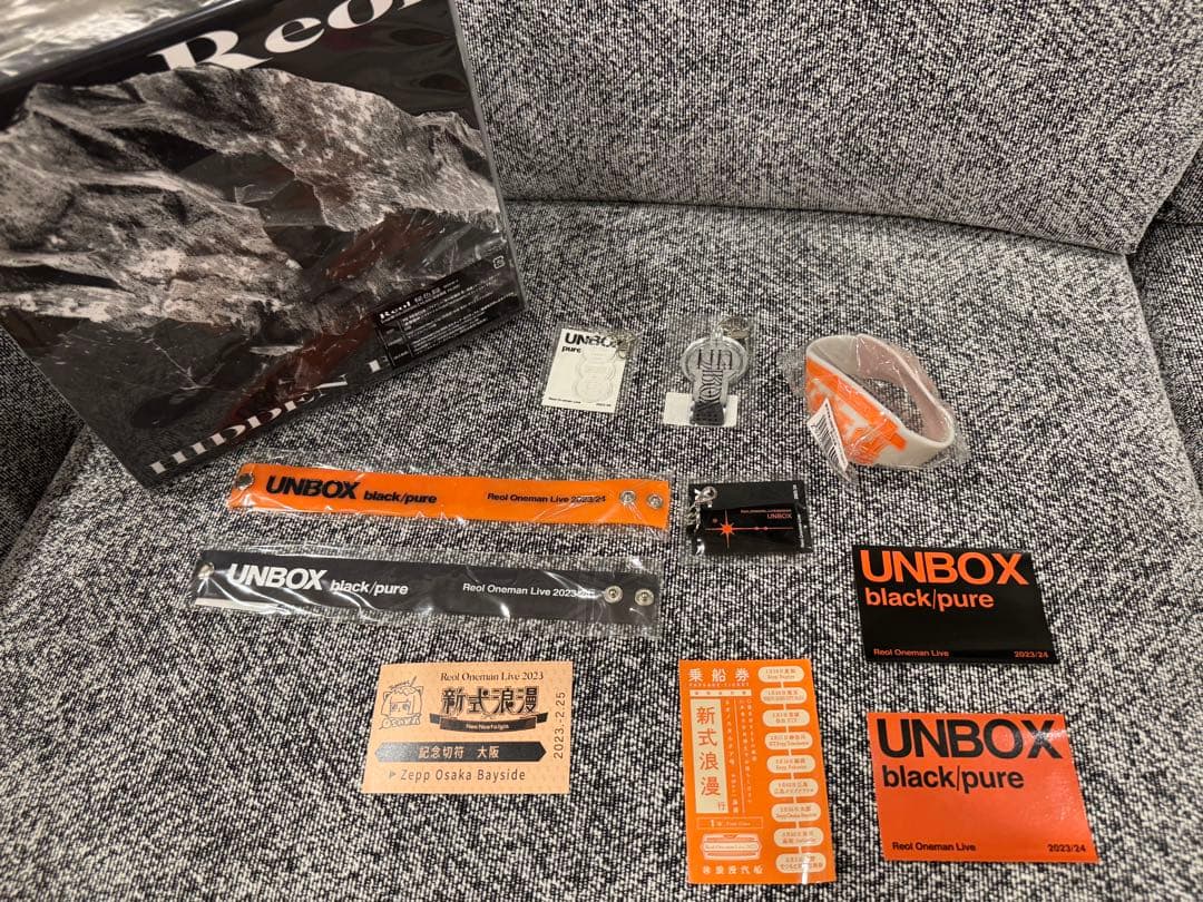 Reol 秘色録、新式浪漫、UNBOX black:pure 特製アイテムセット