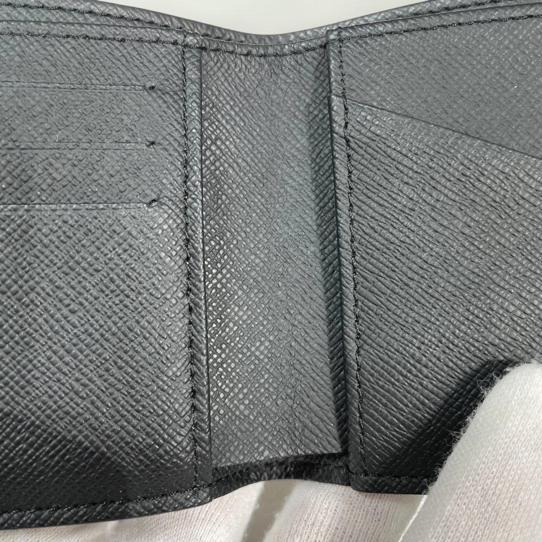 ルイヴィトン　ダミエ　ブラック チェック柄 二つ折り財布