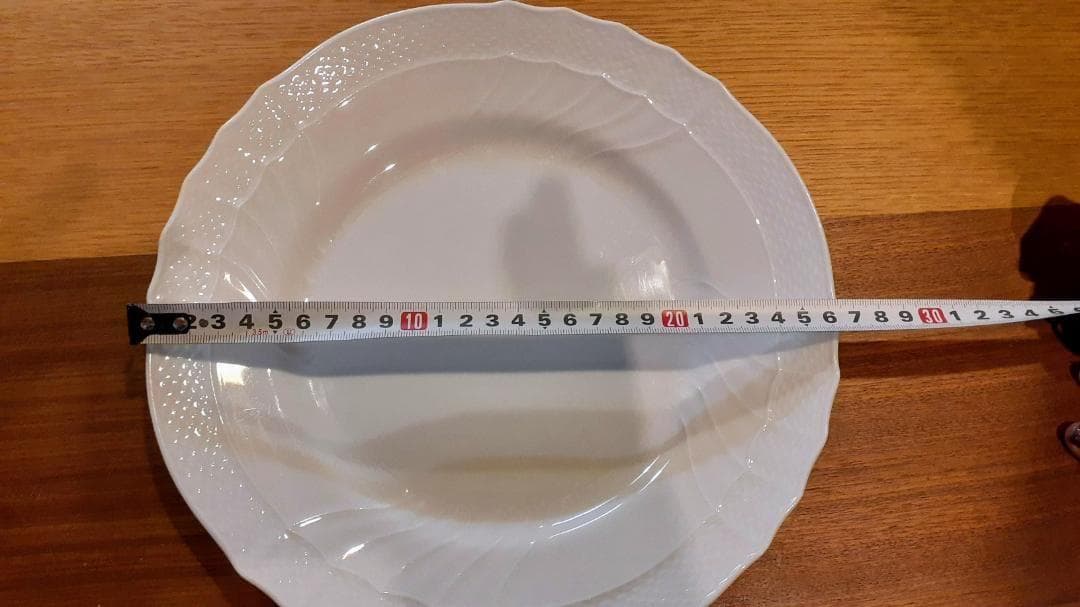 リチャードジノリ　ベッキオホワイト　ディナープレート26cm 4客セット