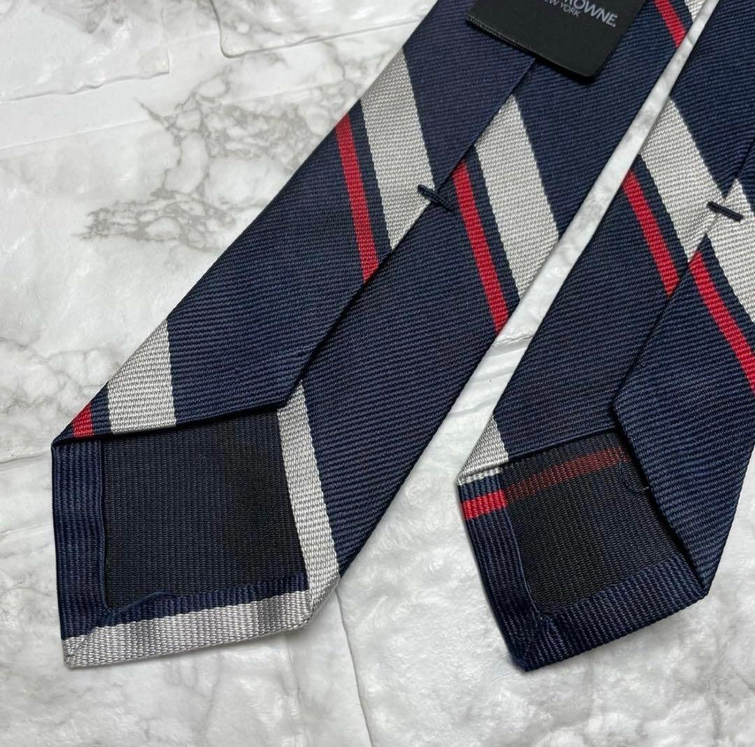 THOM BROWNE トムブラウン　ネクタイ　ストライプ　キリン　スーツ
