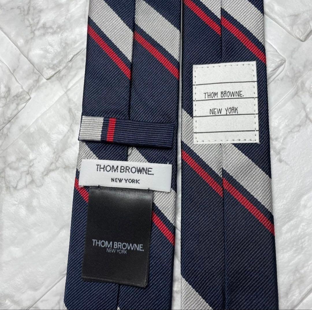 THOM BROWNE トムブラウン　ネクタイ　ストライプ　キリン　スーツ