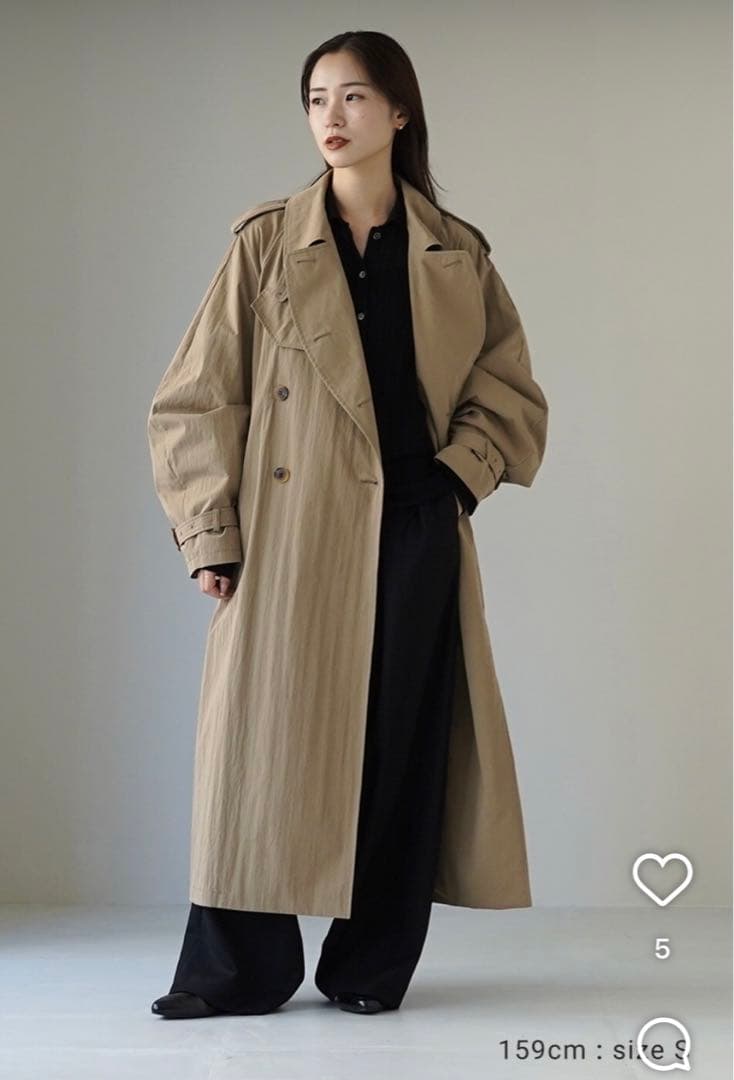 【新品】ETRE TOKYO リンクルトレンチコート