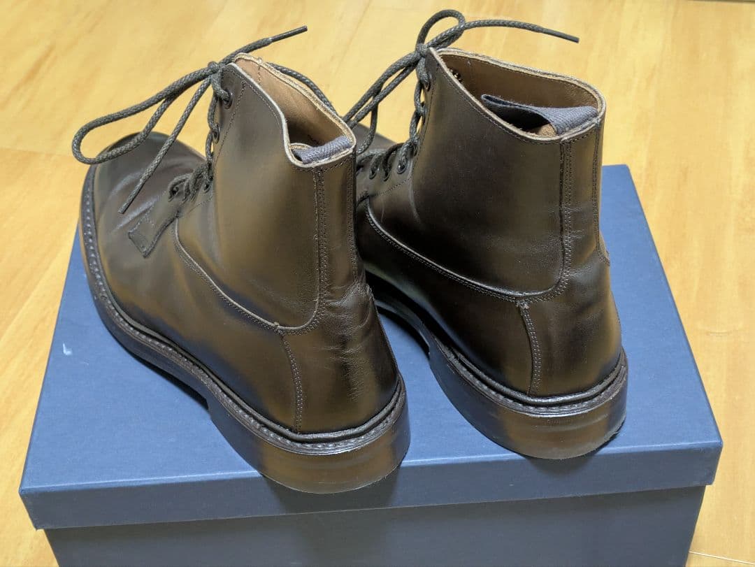 【Tricker’s】Burford レースアップブーツ UK8