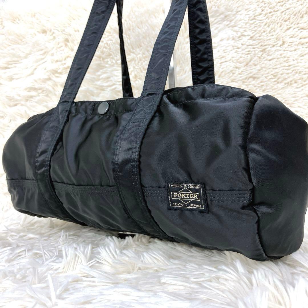 ✨美品 ポーター タンカー ボストンバッグ ミニボストン ダッフル 肩がけ 黒