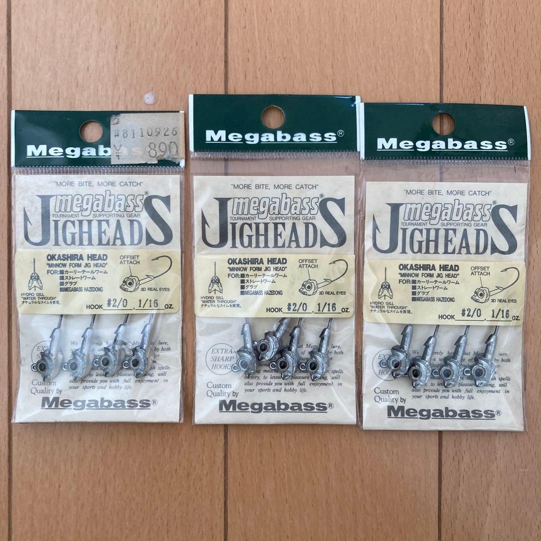 メガバス　オカシラヘッド(ジグヘッド) 14セット56本　オールド