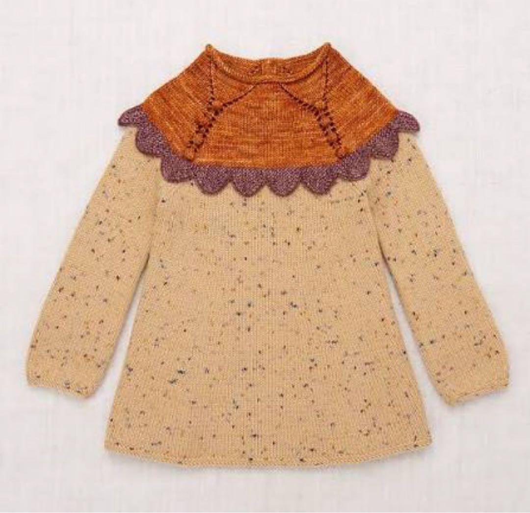 ワンピース Misha & Puff Scallop Yoke Tunic Dre 5y