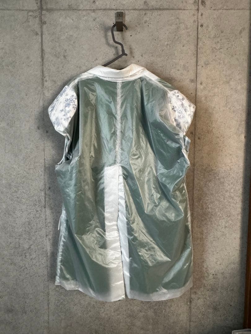 mikiosakabe フラワープリント ノースリーブジャケット