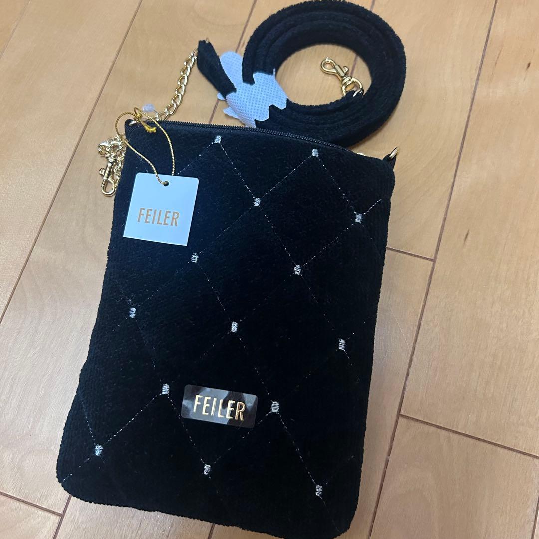 フェイラー チェーンポシェット ユニ ブラック
