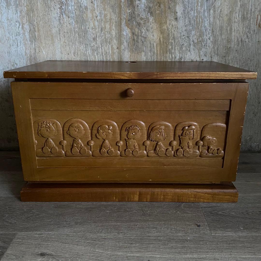 PEANUTS スヌーピー ヴィンテージ テレビボード　テレビ台　レア