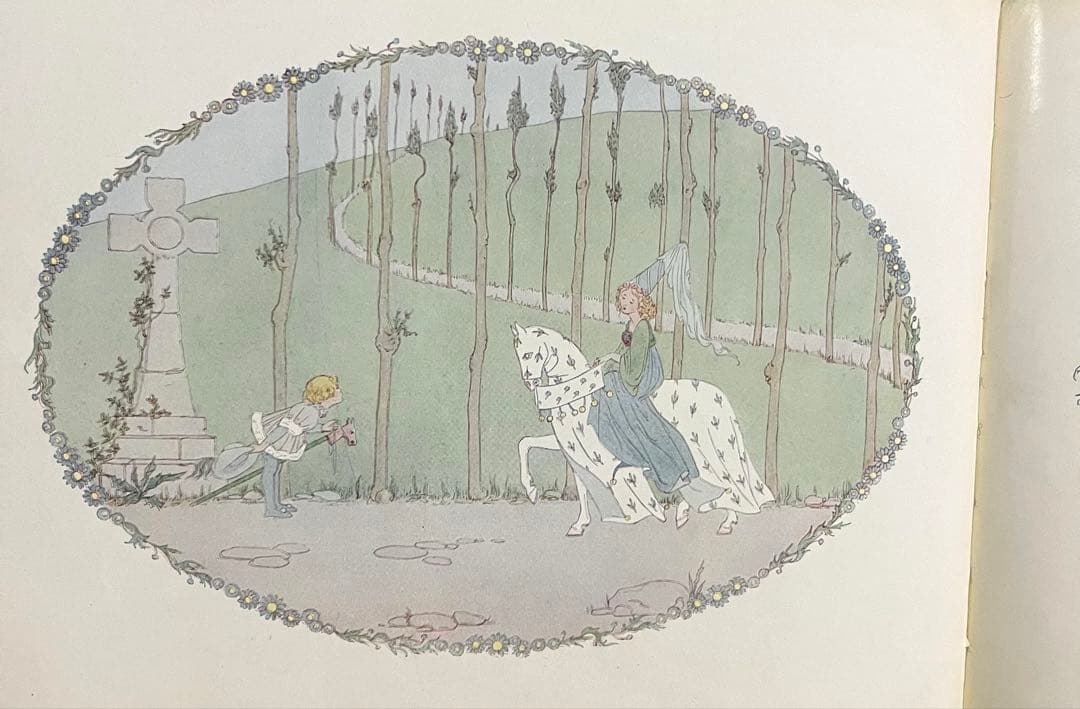 No.373希少 アンティーク洋書 古書 ル・メール 絵本 児童書　童謡