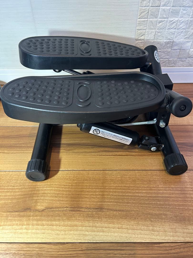 ナイスデイ NICEDAY ステッパー 専用ハンドル台付き 健康ステッパー　黒