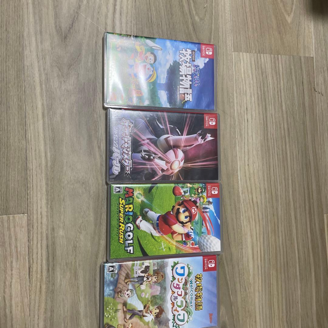 ポケットモンスターモンスターパール、牧場物語、ドラえもん牧場物語、マリオゴルフ。