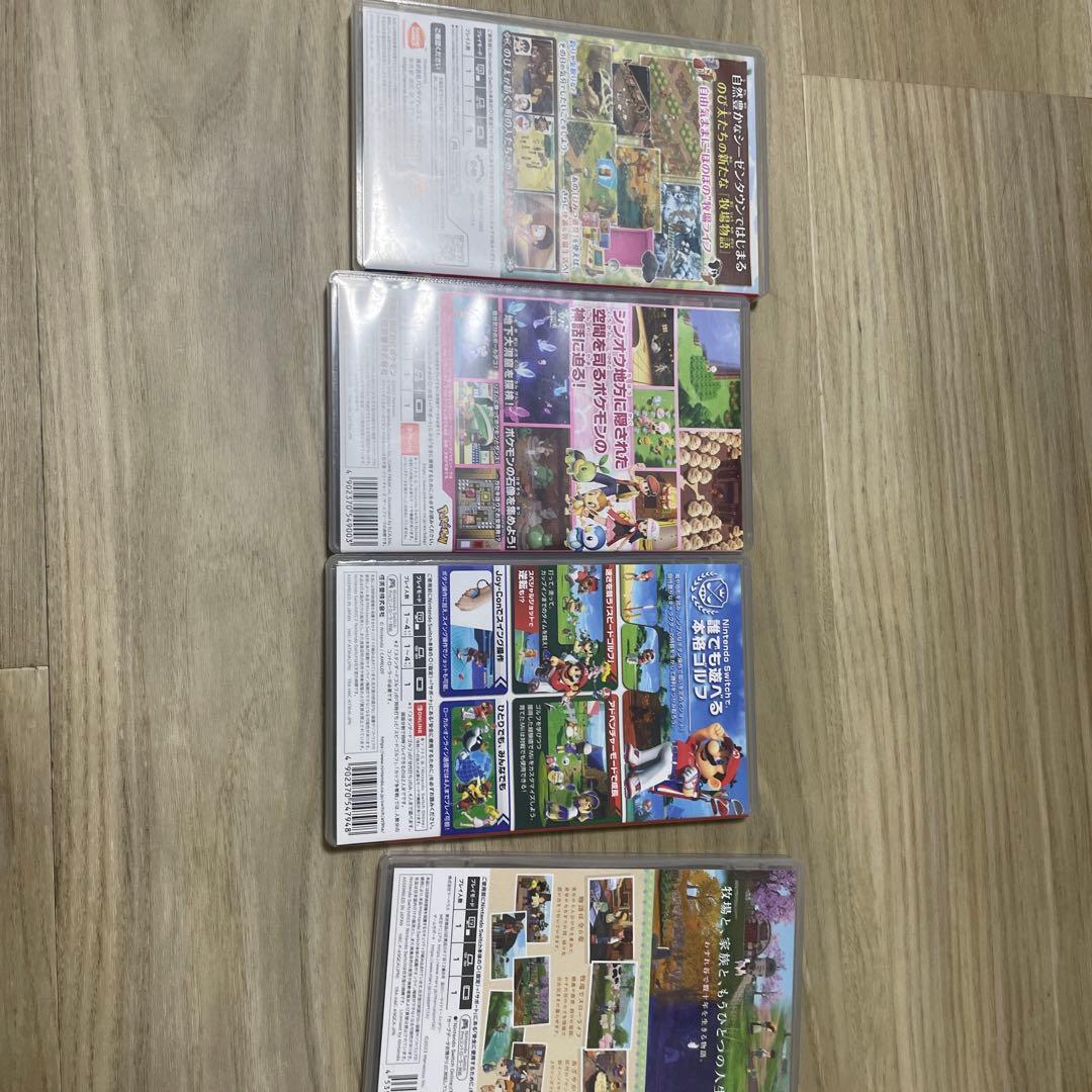 ポケットモンスターモンスターパール、牧場物語、ドラえもん牧場物語、マリオゴルフ。
