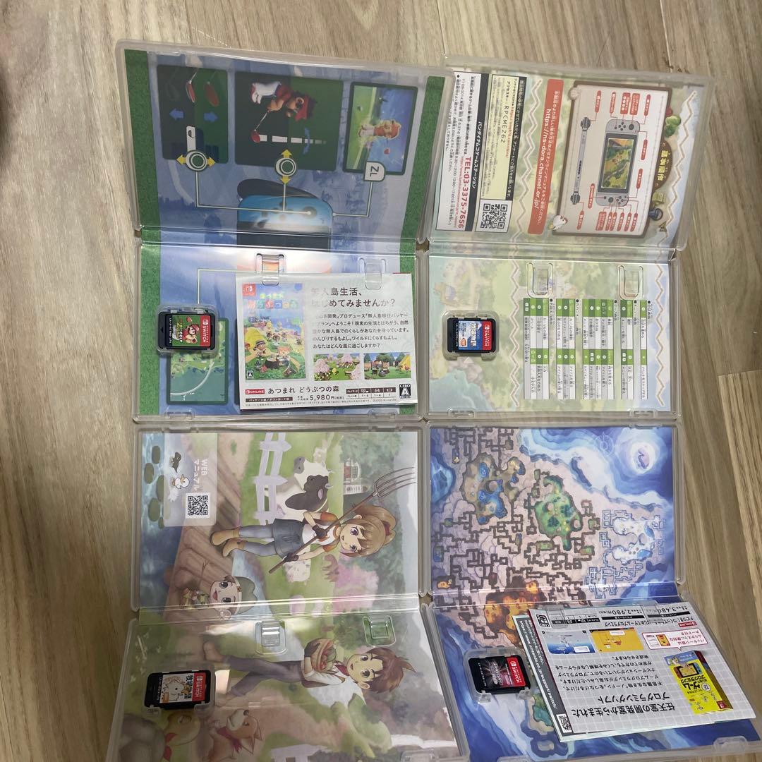 ポケットモンスターモンスターパール、牧場物語、ドラえもん牧場物語、マリオゴルフ。