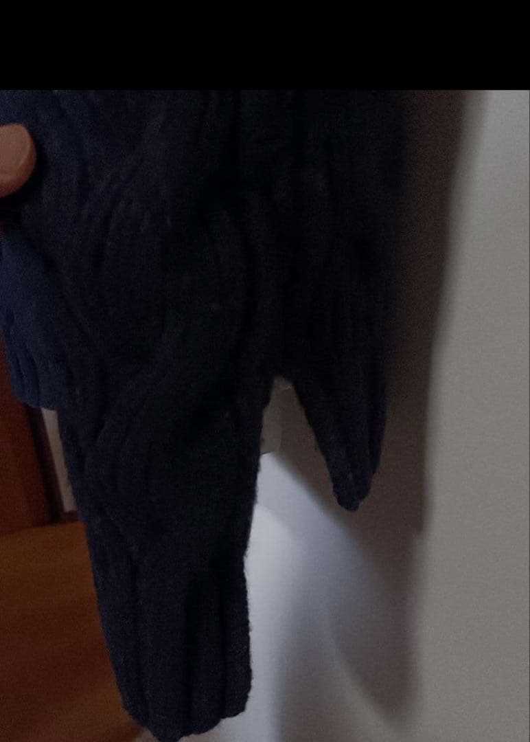 値下げ　Drawer ドロワー　ニットベスト 　ジレ　ケーブル編み　カシミア混