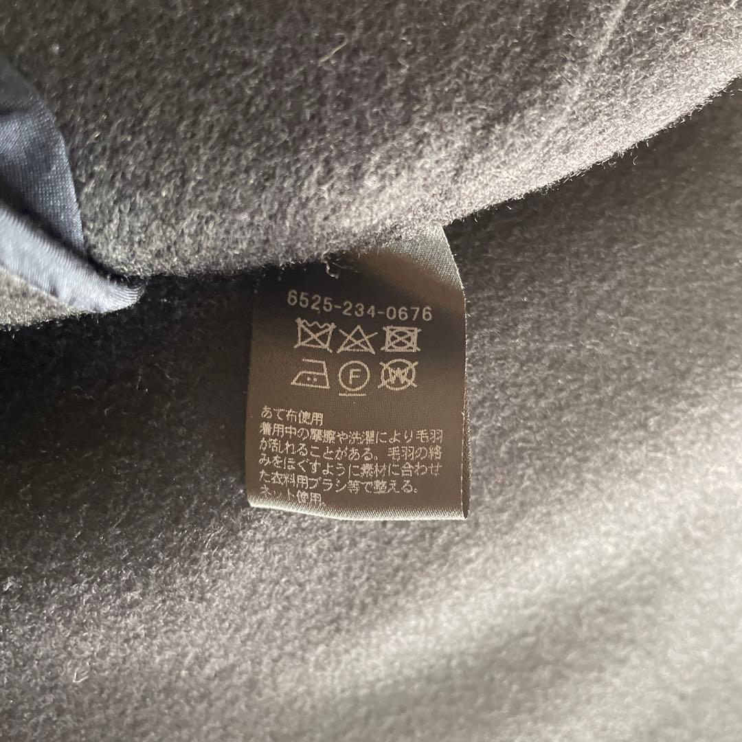 まの　drawerドゥロワー　ウールカシミアノーカラーコート34美品