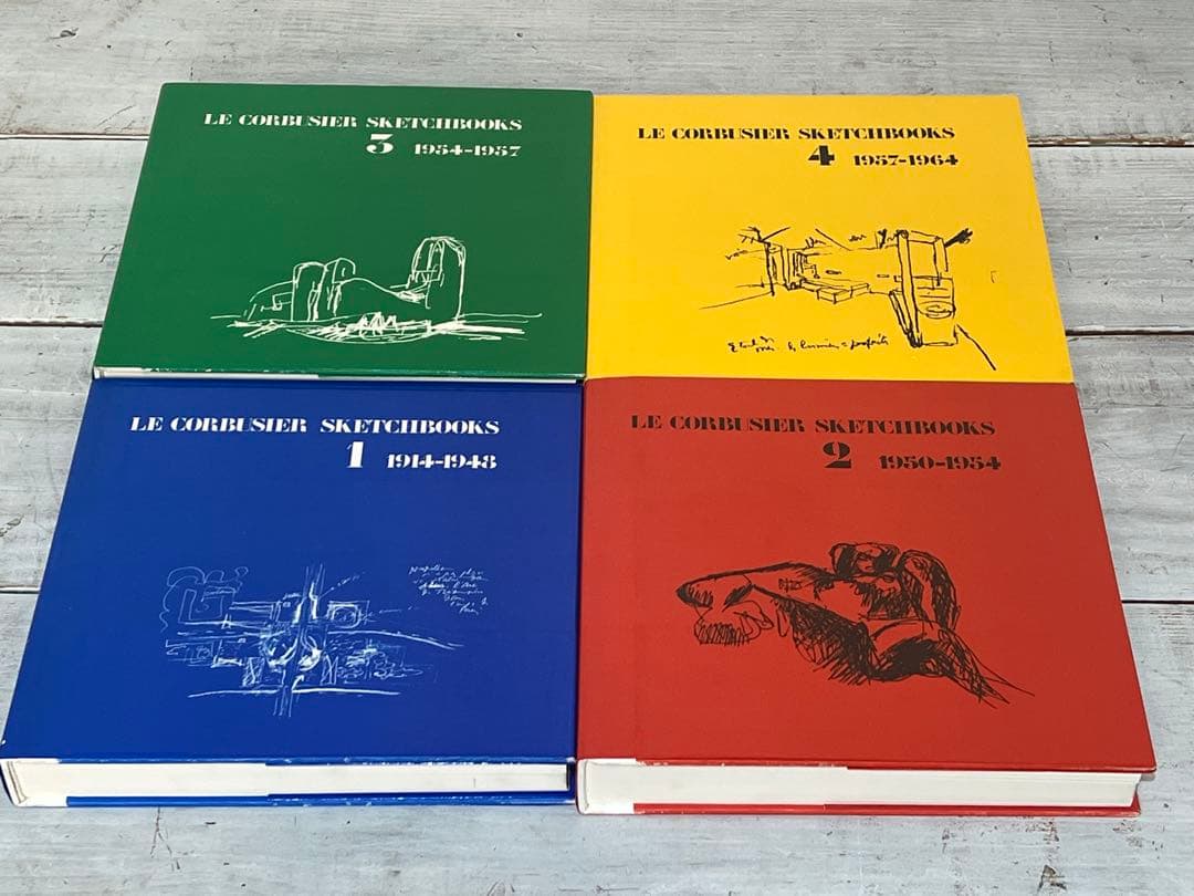 【mats】LE CORBUSIER SKETCHBOOKSスケッチ全4巻