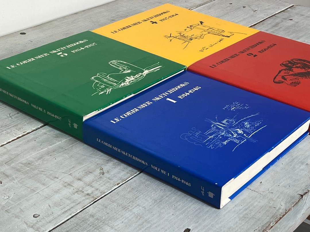 【mats】LE CORBUSIER SKETCHBOOKSスケッチ全4巻