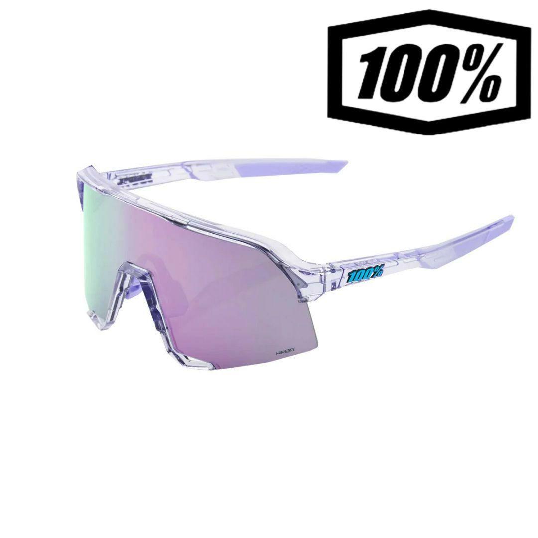 最新版 100% S3 クリア ラベンダー ワンハンドレッド サングラス