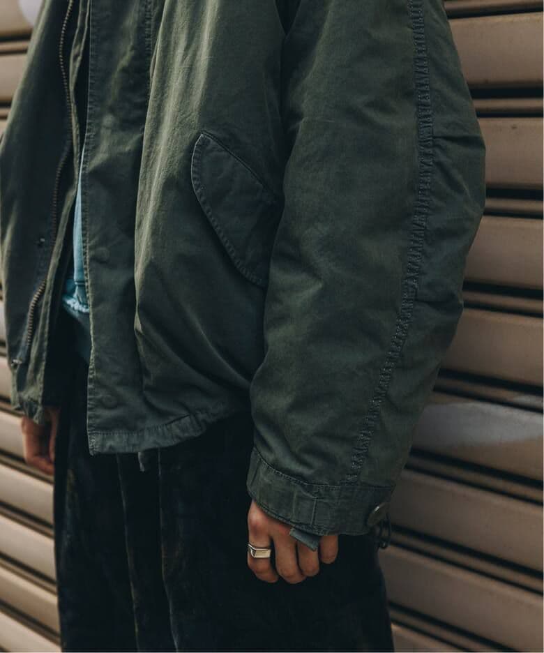 ☆JOURNAL STANDARD M65ショートモッズガーメントダイ カーキ☆