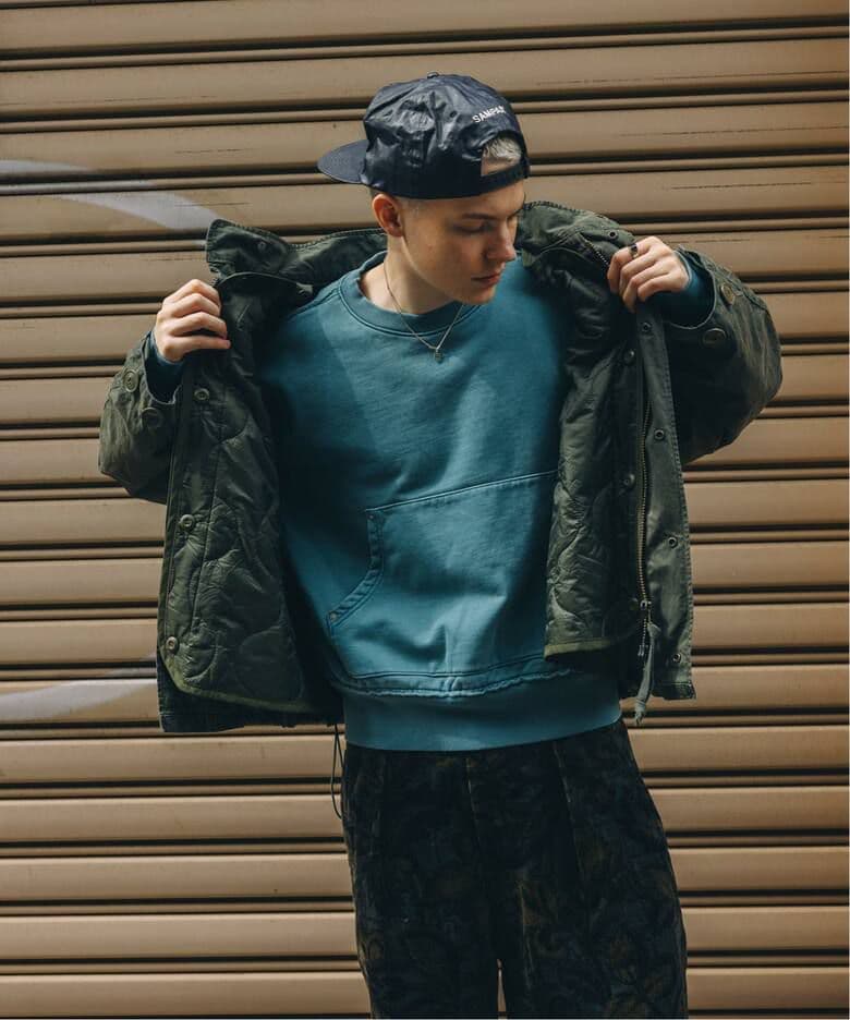 ☆JOURNAL STANDARD M65ショートモッズガーメントダイ カーキ☆