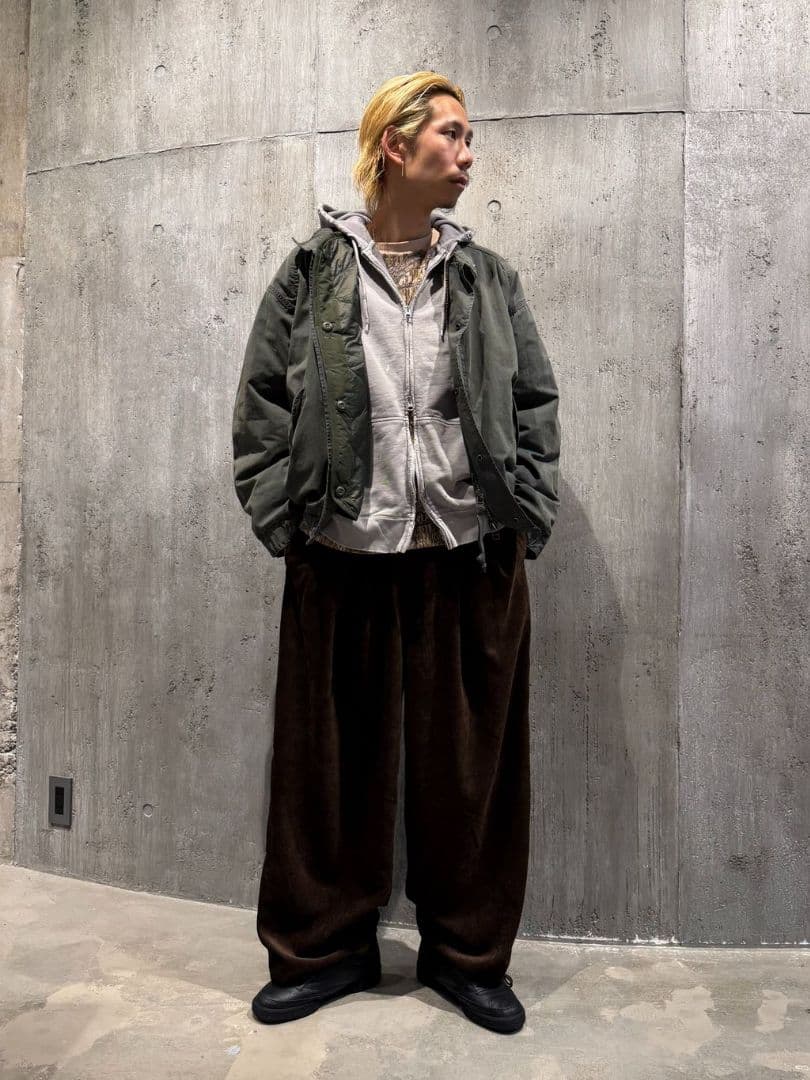 ☆JOURNAL STANDARD M65ショートモッズガーメントダイ カーキ☆