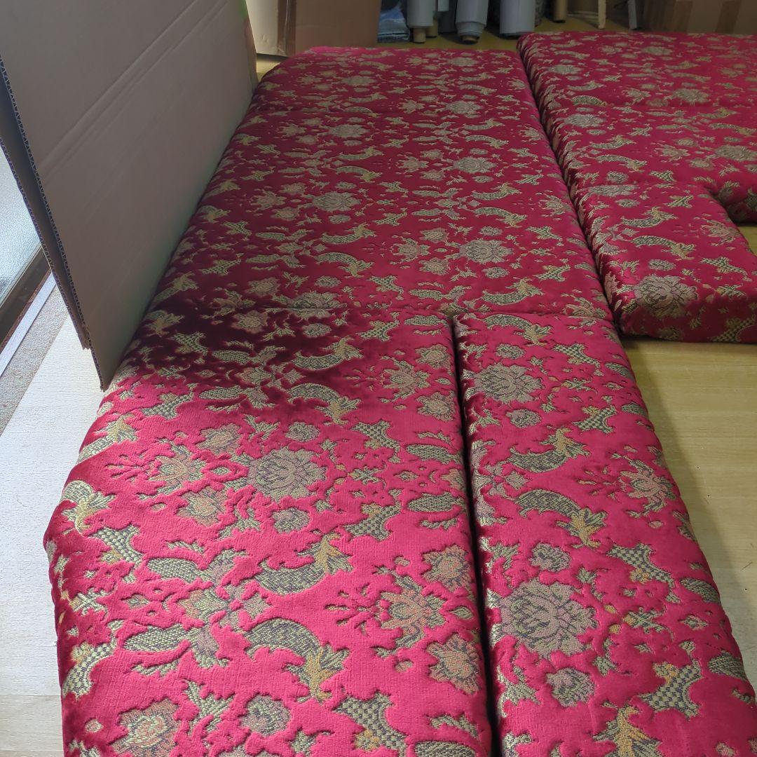 【け】フラット3点セット（カスタム）&ベット4分割【バレンタイン レッド】