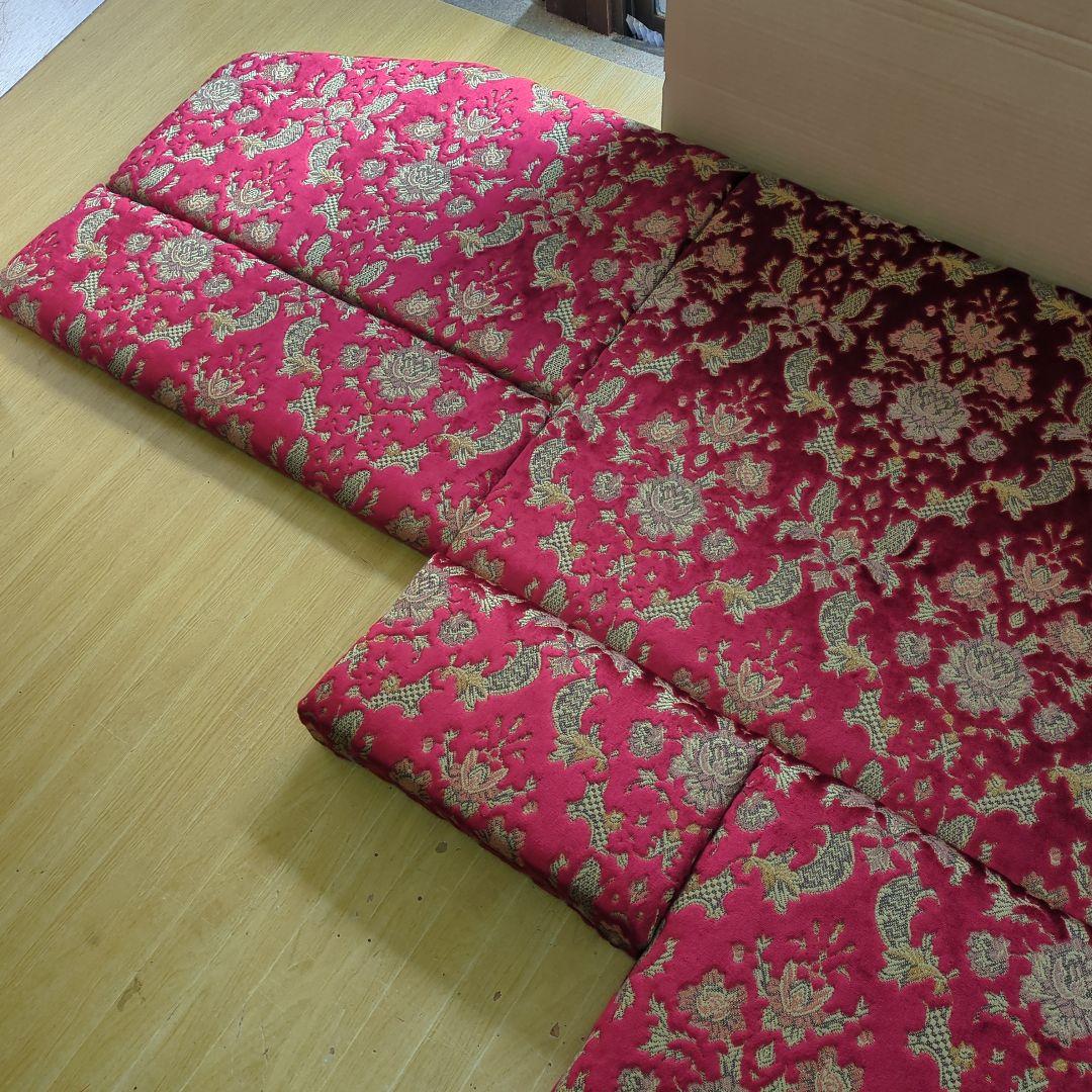 【け】フラット3点セット（カスタム）&ベット4分割【バレンタイン レッド】