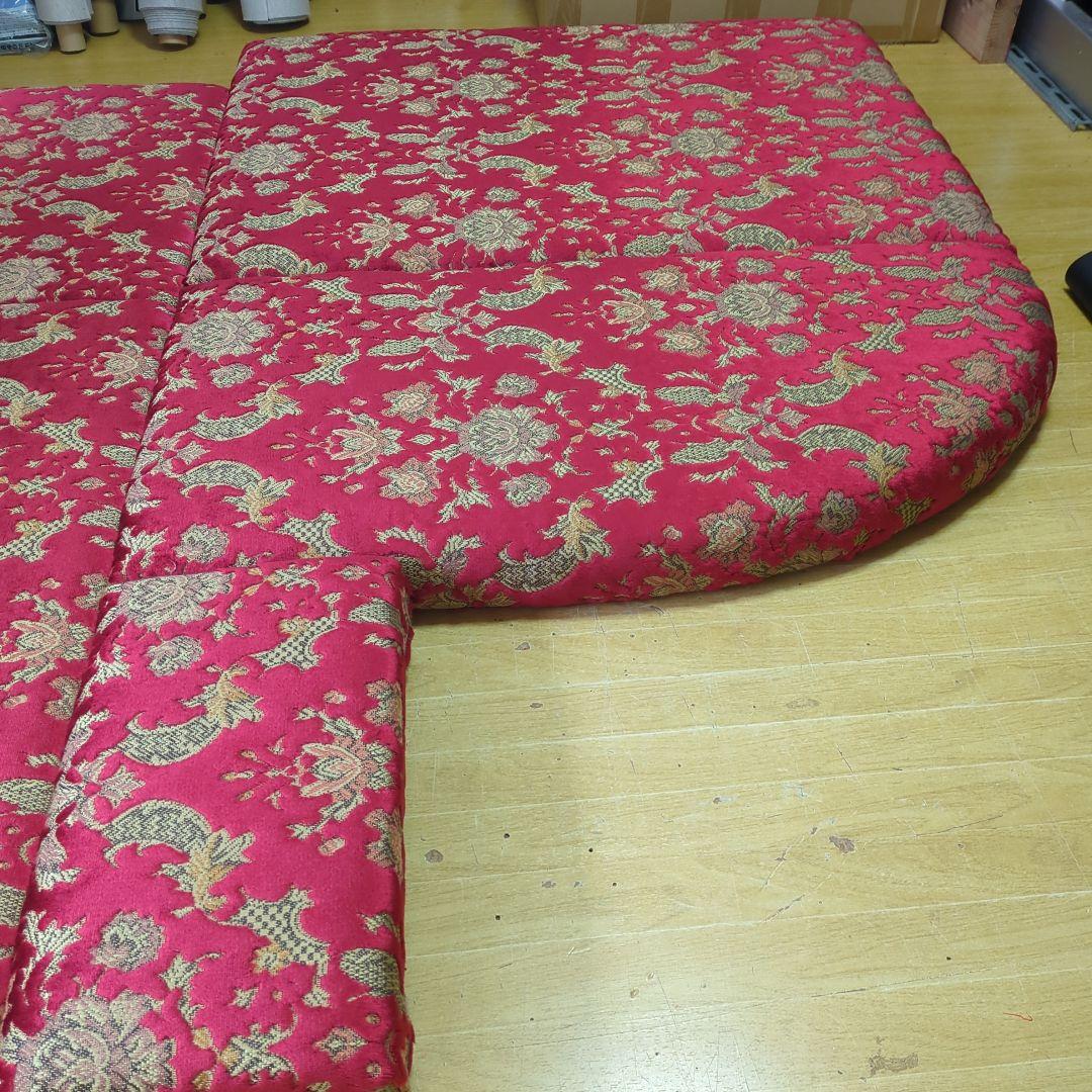 【け】フラット3点セット（カスタム）&ベット4分割【バレンタイン レッド】