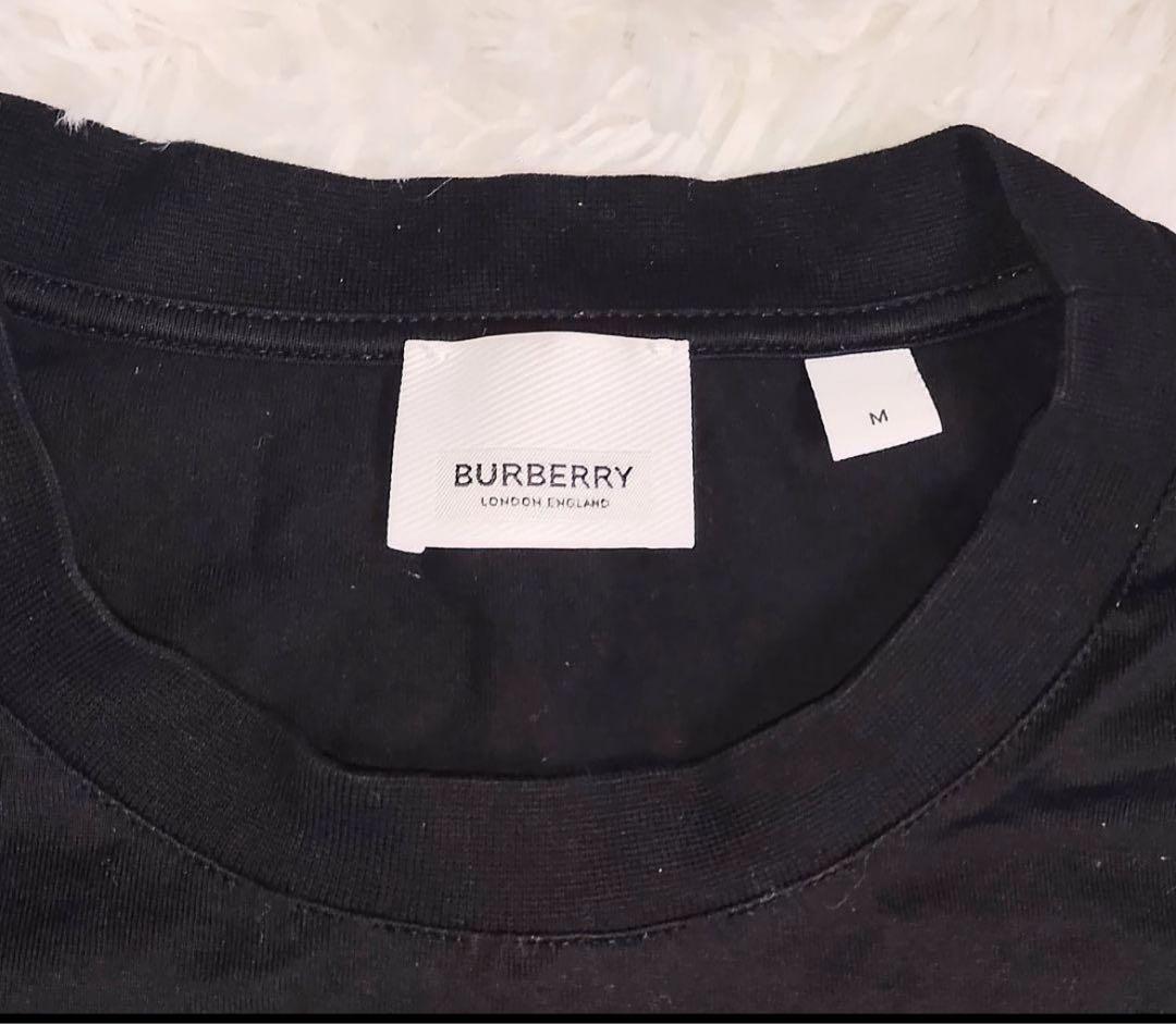 BURBERRY ブラック 長袖Tシャツ M