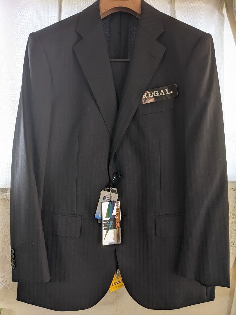 REGAL ストライプスーツ ブラック