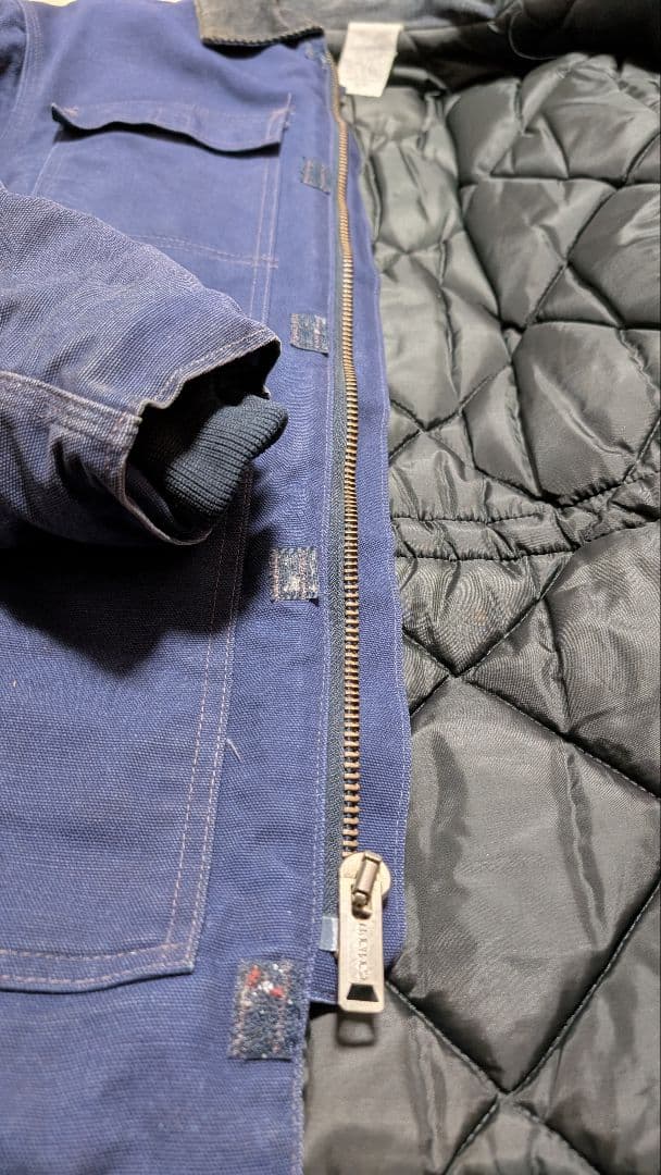 00' Carhartt ネイビー カバーオール ダック地 ジャケット