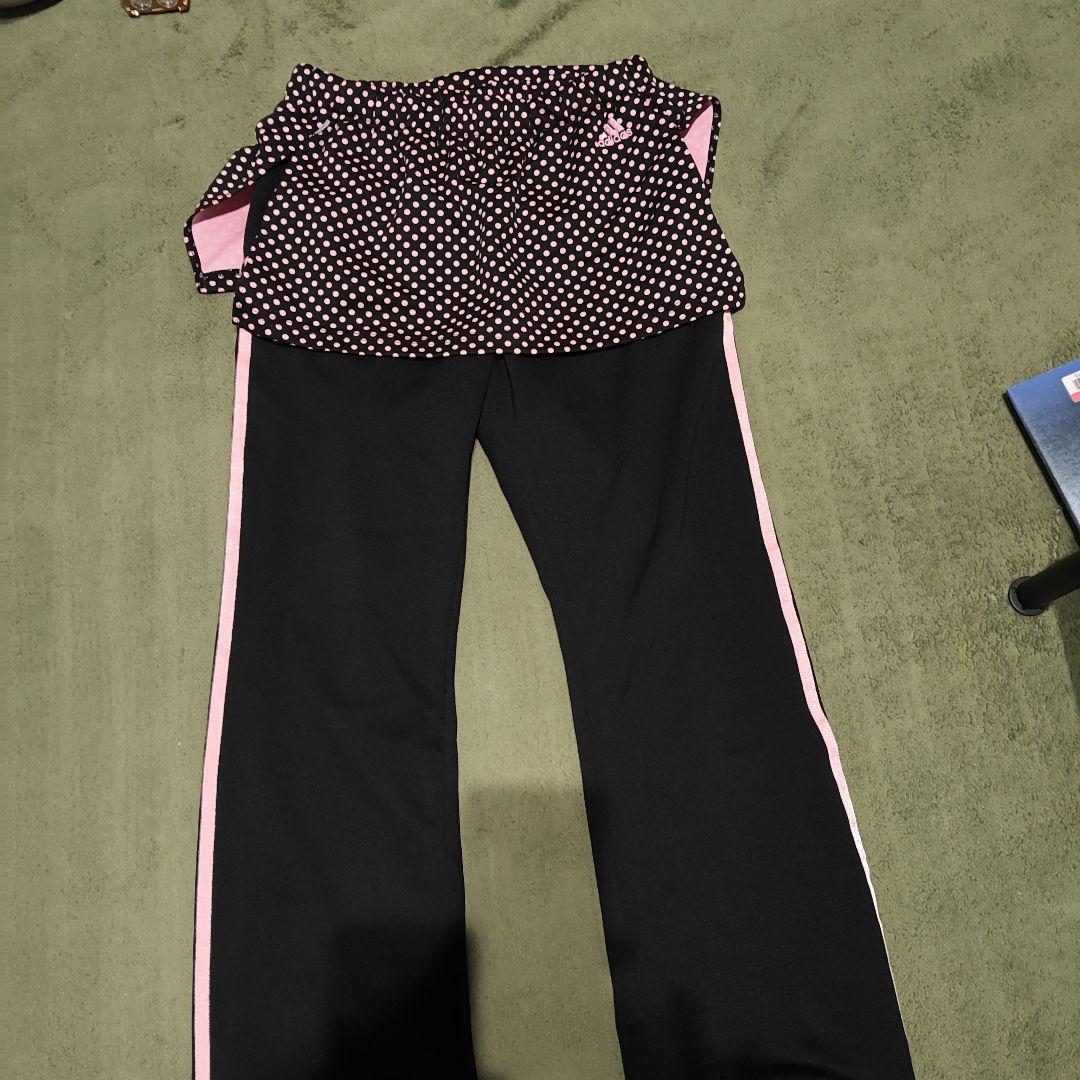 adidas ドット柄 ジャージセット