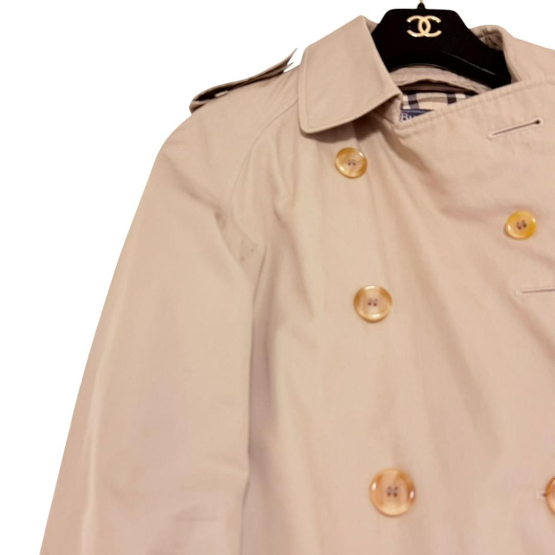 BURBERRY 腰ベルト ヴィンテージ コットン マキシ丈 トレンチコート