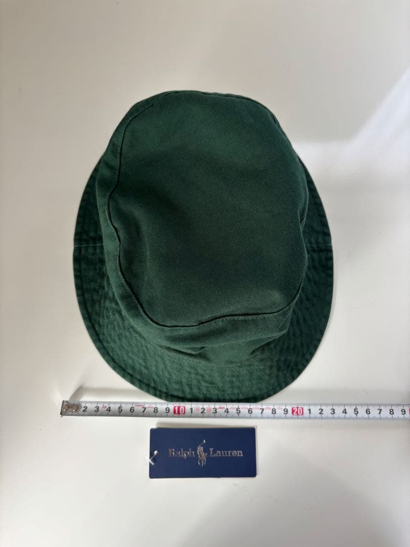 RalphLauren ビームス別注リバーシブルバケットハットカーキ/グリーン
