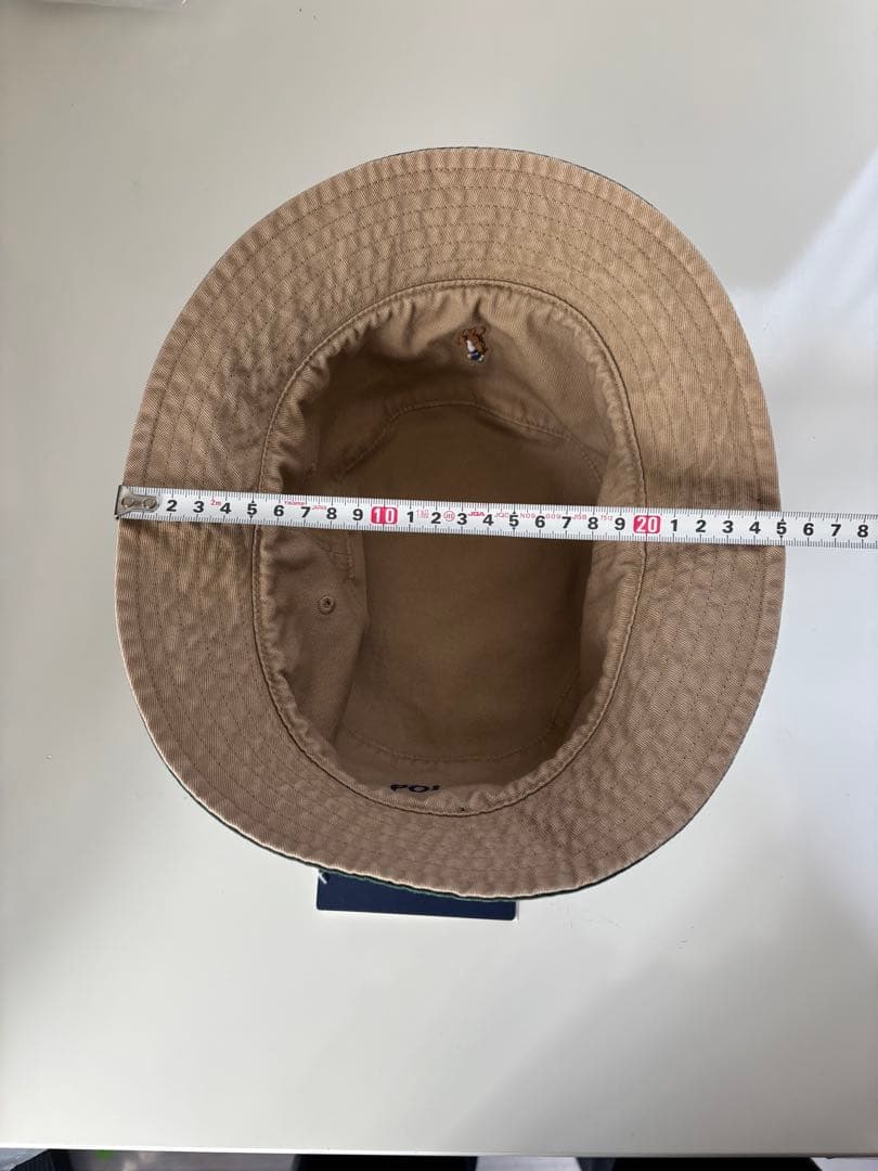 RalphLauren ビームス別注リバーシブルバケットハットカーキ/グリーン