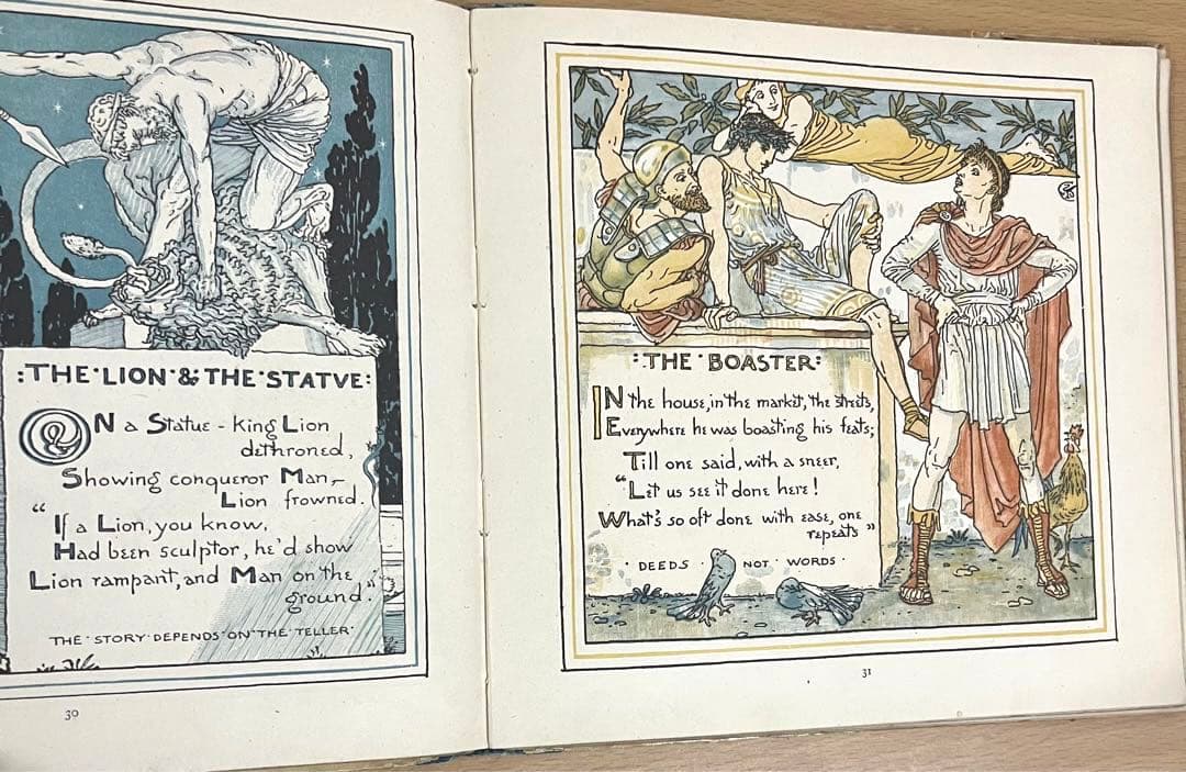 No.265レア 希少 アンティーク 古書 洋書 絵本 ウォルター・クレイン