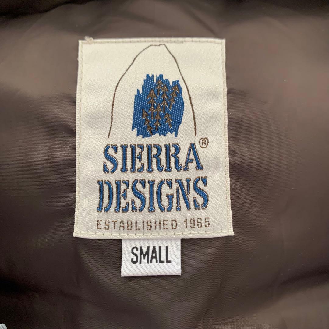 新品 SIERRA DESIGNS シェラデザイン ダウンベスト ブラウン S